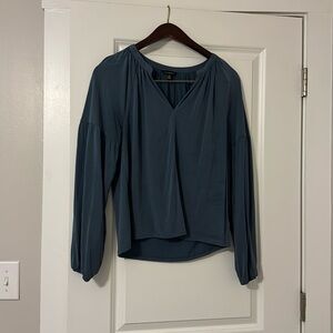 Dusty blue lucky brand size M soft long sleeve top